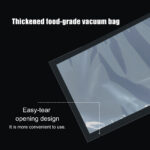 +PE Plastic Heat Seal Disposable Silk Screen Printed Vacuum Cooked Food Bags 28x38cm for Food Storage and Freezing