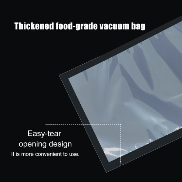 +PE Plastic Heat Seal Disposable Silk Screen Printed Vacuum Cooked Food Bags 28x38cm for Food Storage and Freezing