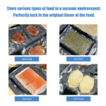 +PE Plastic Heat Seal Disposable Silk Screen Printed Vacuum Cooked Food Bags 28x38cm for Food Storage and Freezing