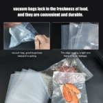 Vacuum Sealer Bags Industrial Chamber Heat Seal Food Grade Freezer Storage Offset Printing PE Disposable Plastic Packing 7*12cm
